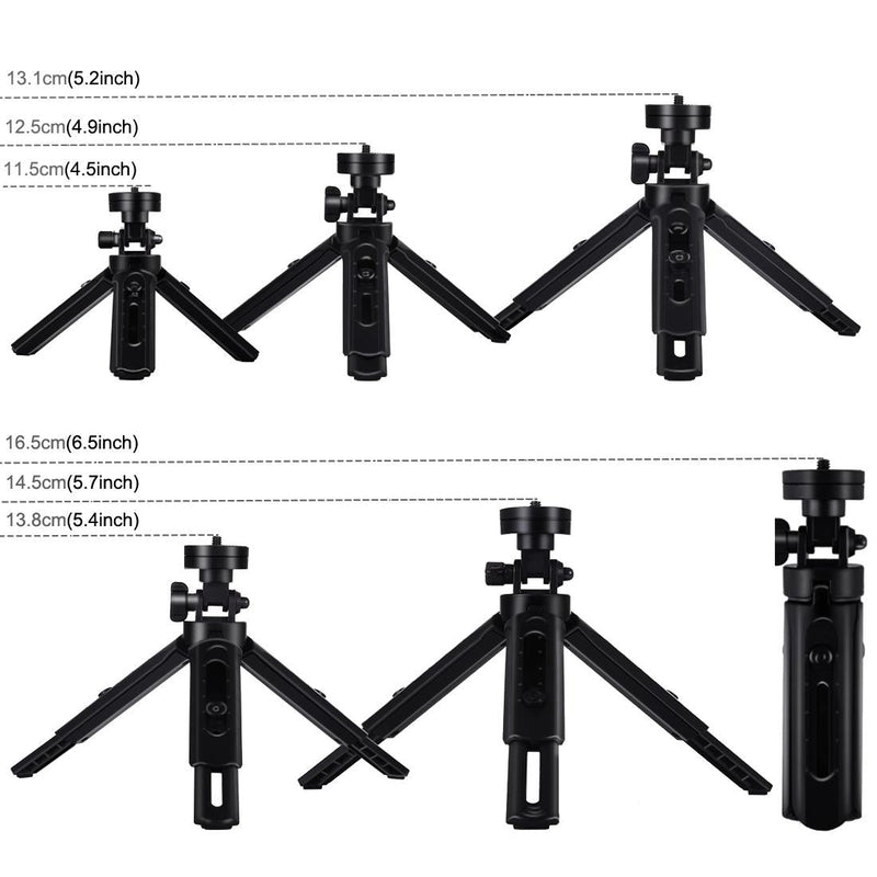 Usb 3 Modes Dimmable Led Ring Light & Pocket Tripod Kit with Cold Shoe Ball Head - 4.7 Inch Diameter