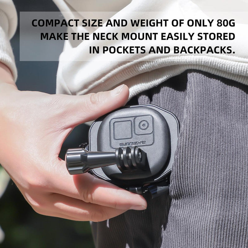 Neck Phone Action Camera Holder - Magnetic Wearable