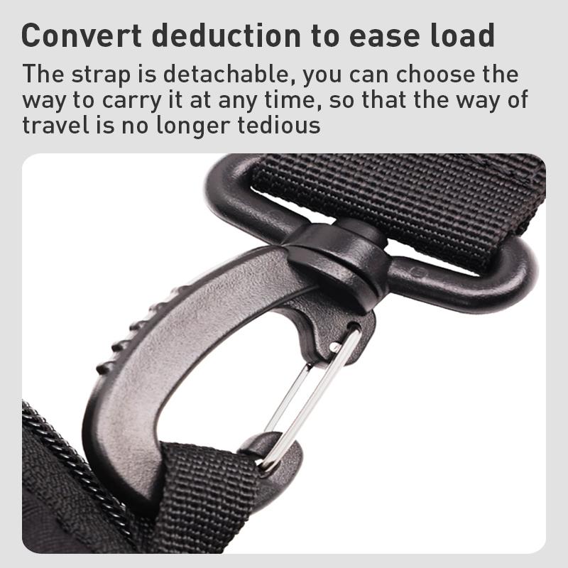 11 Inch Men Multifunctional Shoulder Bag Black