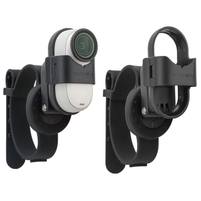 Insta360 Go 3s / Go 3 Sunnylife Camera Strap with Magnetic Mount and Silicone Wristband for Drone and Backpack - Black Stripe