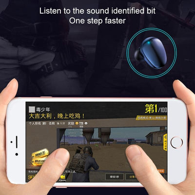 Wireless Stereo Bluetooth Headset with Charging Case and Digital Display - X7 Tws V5.0 - Black