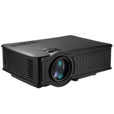 1800 Lumens Home Theater Projector With Remote - Supports Av Usb Vga Hdmi - Black