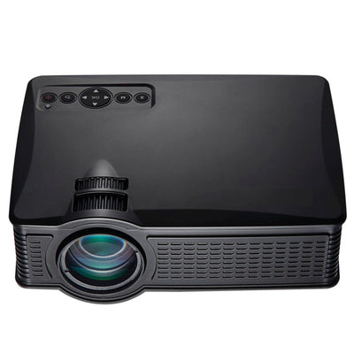 1800 Lumens Home Theater Projector With Remote - Supports Av Usb Vga Hdmi - Black