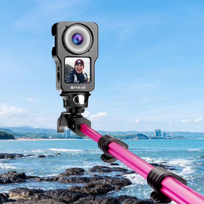 Aluminum Cage For Dji Action 2 - Cnc Alloy - Black