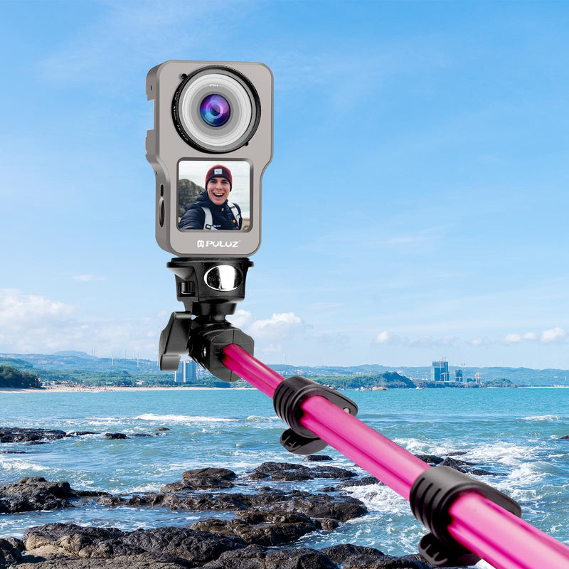 Aluminum Cage For Dji Action 2 - Cnc Alloy - Black