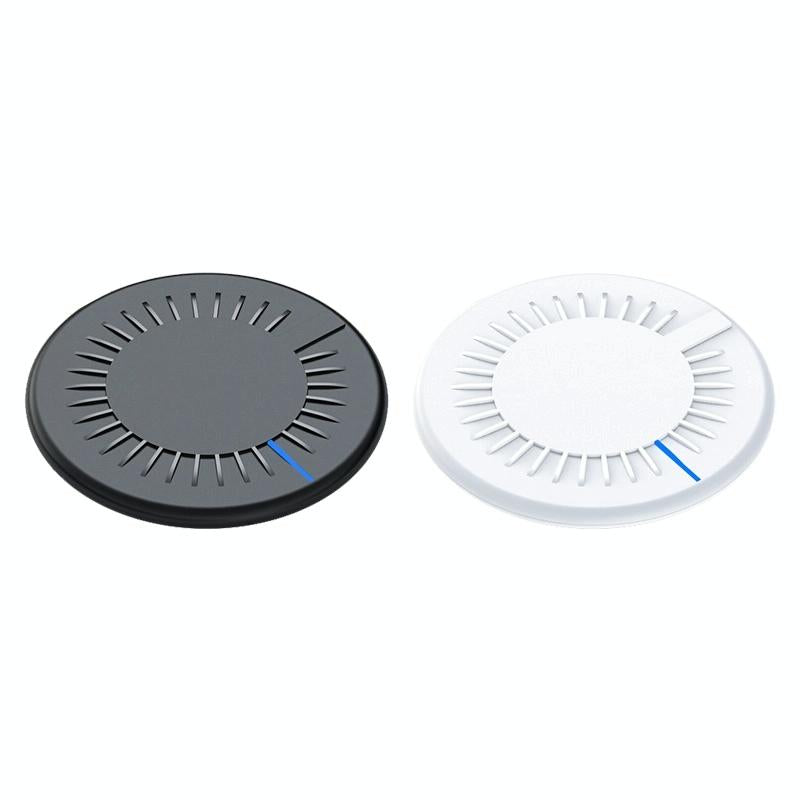 15W Round Wireless Fast Charger 964 Shape - Black