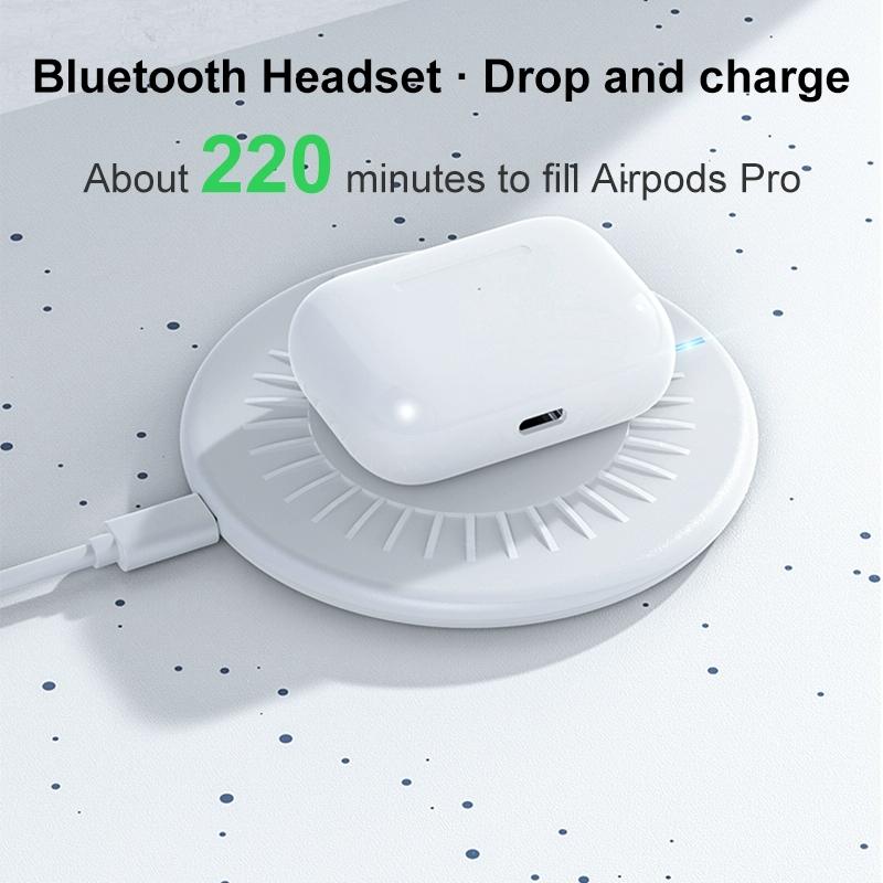 15W Round Wireless Fast Charger 964 Shape - Black