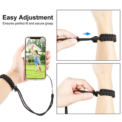 Adjustable Anti-lost Camera Wrist Strap - Braided Sport