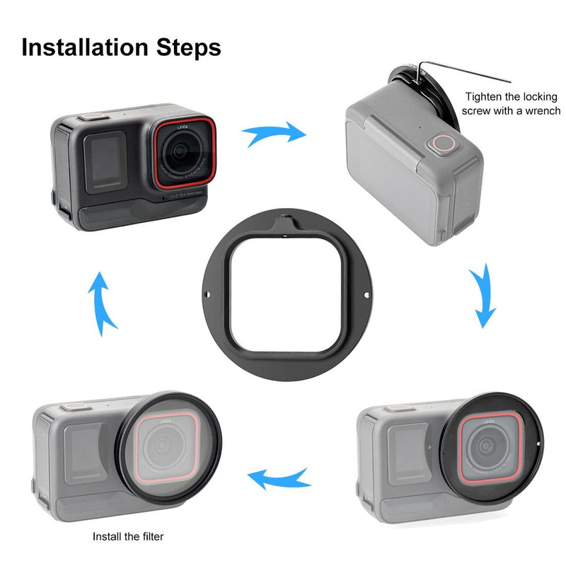 52Mm Uv Lens With Cover For Insta360 Ace Pro