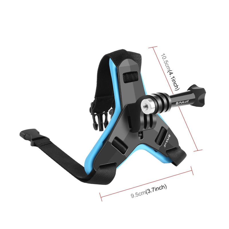 Universal Chin Strap Mount for Action Cameras - Black