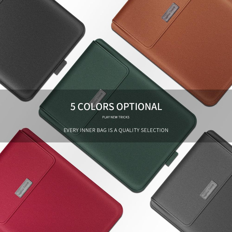 11 / 12 Inch 4-in-1 Computer Bracket Liner and Storage Bag - Brown