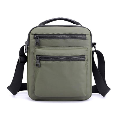 Men Oxford Cloth Crossbody Chest Bag Sporty And Versatile - Grey