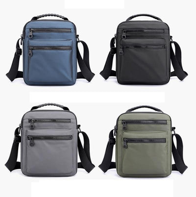 Men Oxford Cloth Crossbody Chest Bag Sporty And Versatile - Grey