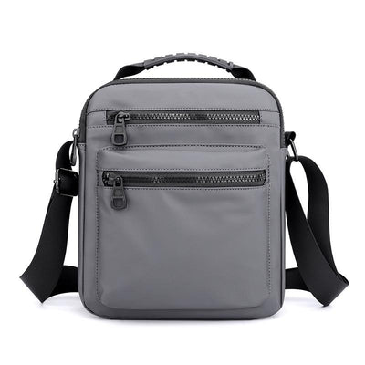 Men Oxford Cloth Crossbody Chest Bag Sporty And Versatile - Grey