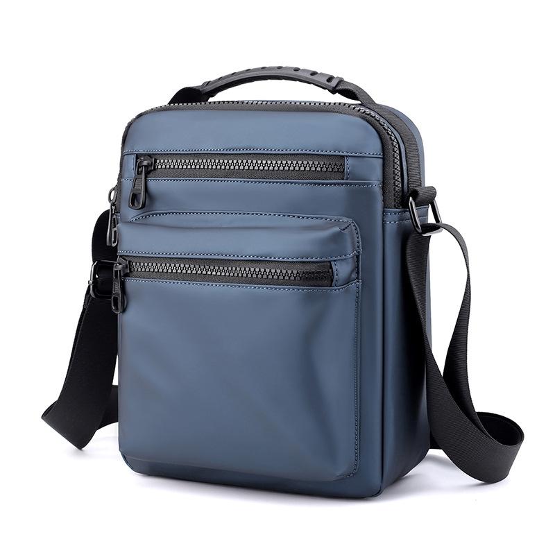 Men Oxford Cloth Crossbody Chest Bag Sporty And Versatile - Grey