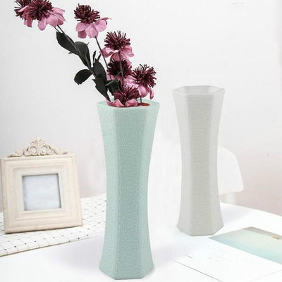 3-piece Plastic Hydroponic Vase Set for Creative Home Decor - Pink