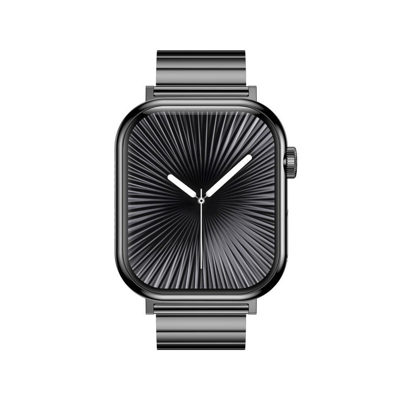 2.04 Inch Colour Screen Smart Watch Steel Strap Support Bluetooth Call - Silver