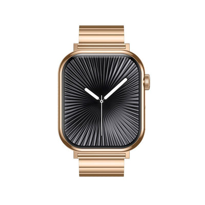 2.04 Inch Colour Screen Smart Watch Steel Strap Support Bluetooth Call - Silver