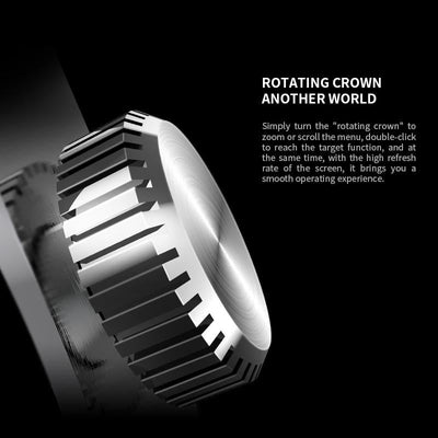 1.39 Inch Ip67 Waterproof Health Monitoring Bluetooth Call Smart Watch With Nfc Payment - Coffee