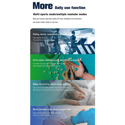 1.69 Inch Tft Screen Ip67 Waterproof Smart Watch Support Body Temperature Monitoring / Sleep Monitoring / Heart Rate Monitoring / Incoming Call Reminder - Pink