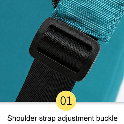 Outdoor Crossbody Bag Earphone Hole - Beige