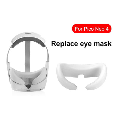 Comfortable Silicone Vr Eye Mask for Pico Neo 4 - Red