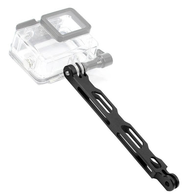 Aluminium Extension Arm for Action Cameras - 16.5cm - Black