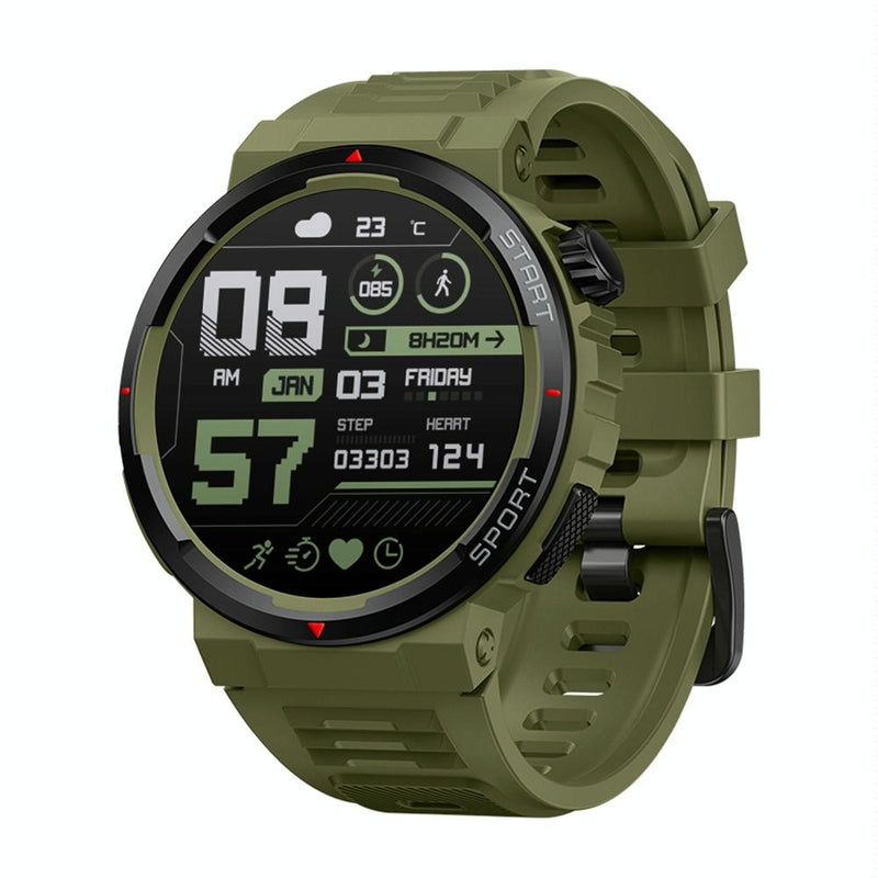 1.43 Inch Fitness & Wellness Smart Watch 24H Health Monitoring - Wild Green