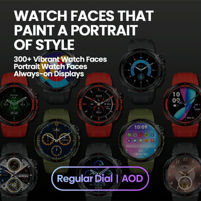 1.43 Inch Fitness & Wellness Smart Watch 24H Health Monitoring - Wild Green