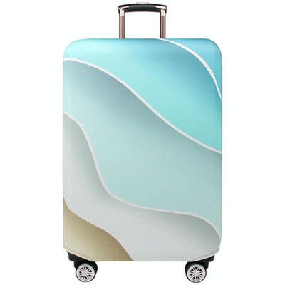 18-21 Inch Travel Suitcase Dust Covers - Elastic & Abrasion-Resistant - Gradient Ripple