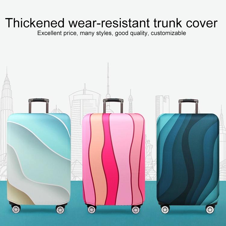 18-21 Inch Travel Suitcase Dust Covers - Elastic & Abrasion-Resistant - Gradient Ripple