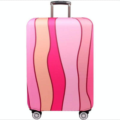 18-21 Inch Travel Suitcase Dust Covers - Elastic & Abrasion-Resistant - Gradient Ripple