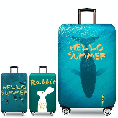 Protective Cover for Trolley Luggage - Durable and Dustproof - Large Size - Summer Sea - S