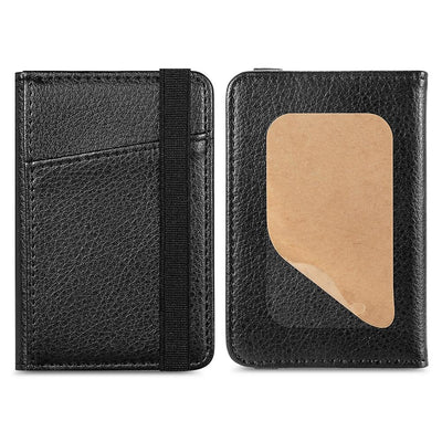 Pu Leather Phone Card Holder With Bracket Multifunctional - Rose Gold