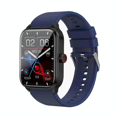 1.91 Inch Ip67 Waterproof Silicone Band Smart Watch Support Ecg / Non-Invasive Blood Glucose Measurement - Red