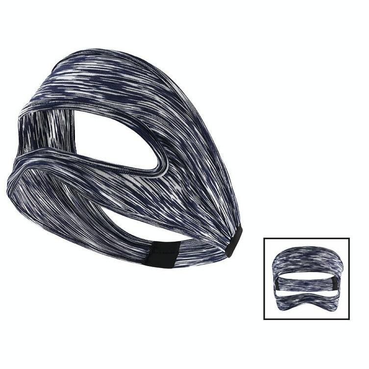 Gray Breathable Vr Eye Mask - Lightweight - Orange Gray