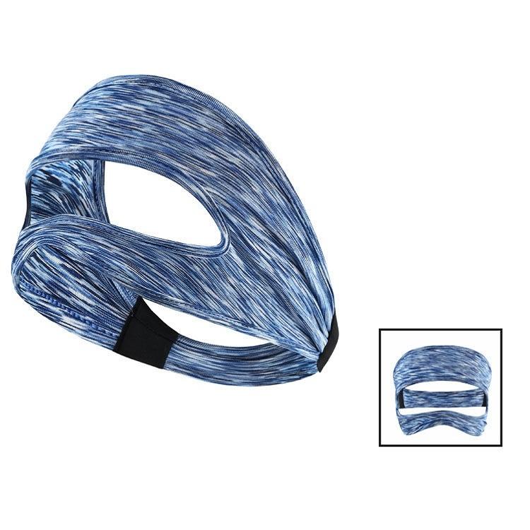 Gray Breathable Vr Eye Mask - Lightweight - Orange Gray