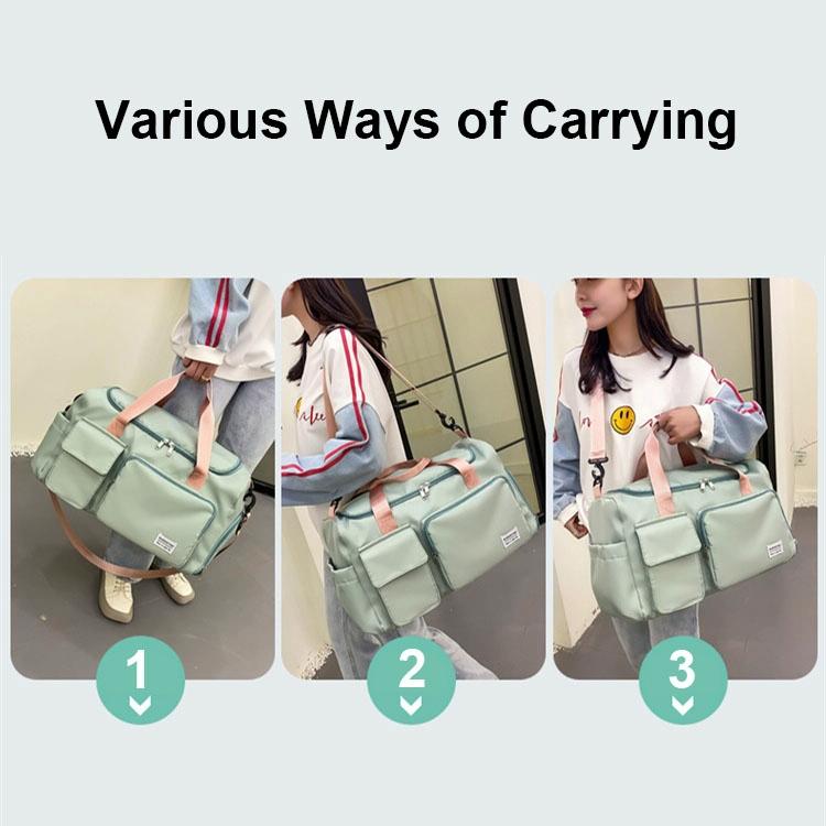 Compact Waterproof Gym Bag for Travel - Size s - Fruit Green