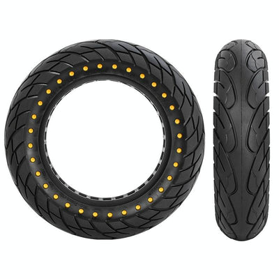 10 Inflatable Honeycomb Solid Run-flat Tire Electric Scooter - 36Mm Slot Red