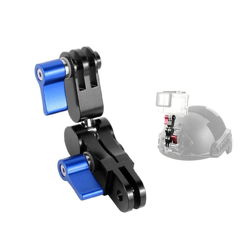 360 Degree Rotating Mount Adapter For Gopro Hero11 - Aluminium Alloy - Black