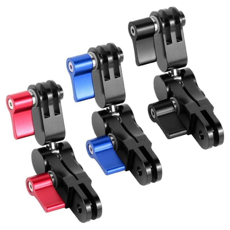 360 Degree Rotating Mount Adapter For Gopro Hero11 - Aluminium Alloy - Black