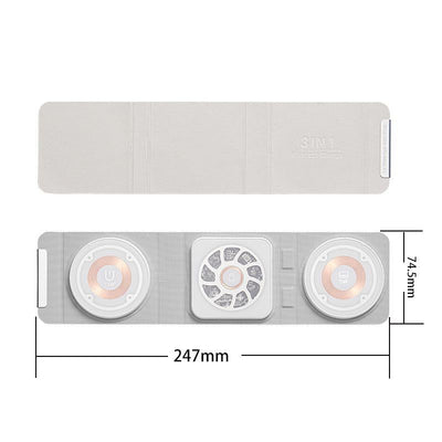 3 In 1 Portable Magsafe Wireless Charger - Orange