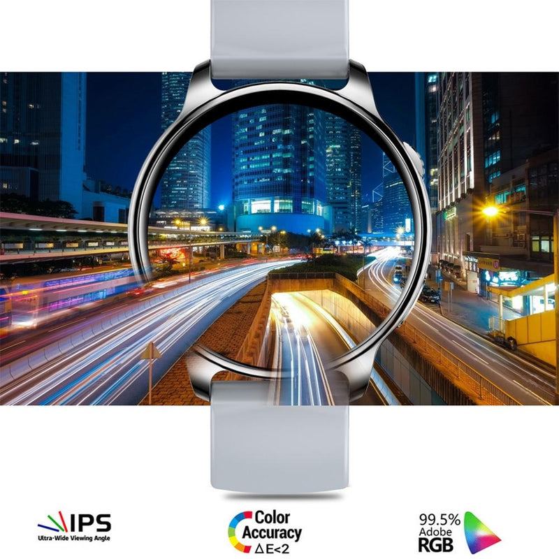 1.32 Inch Bluetooth Calling Smart Watch With Rotary Button - Silver Gray