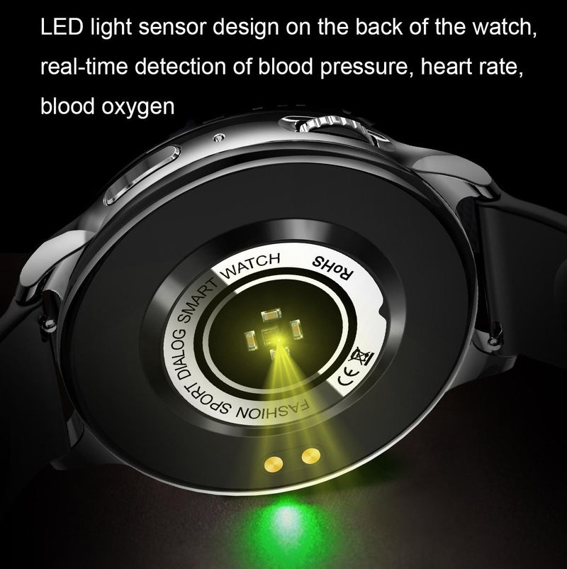 1.32 Inch Bluetooth Calling Smart Watch With Rotary Button - Silver Gray