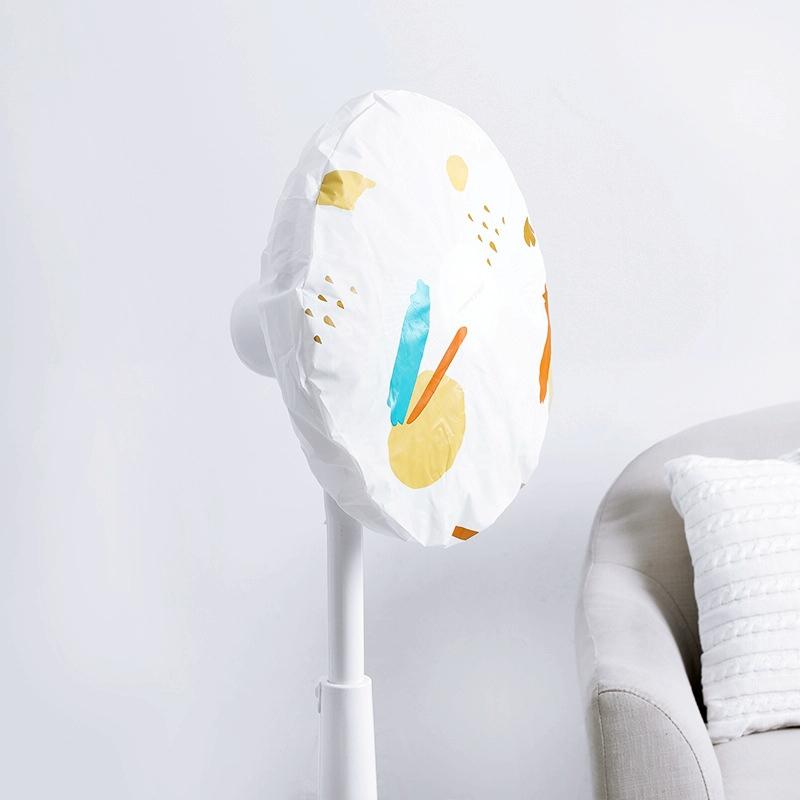 Modern Minimalist Floral Floor Fan Cover - 48cm - Green House