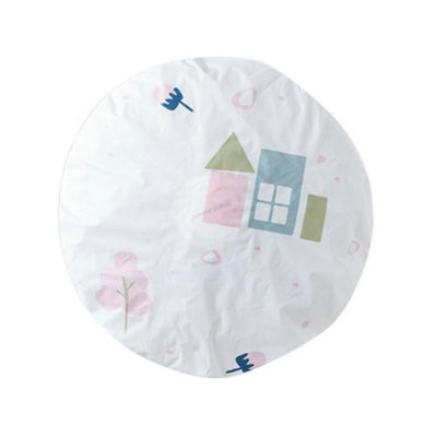 Modern Minimalist Floral Floor Fan Cover - 48cm - Green House