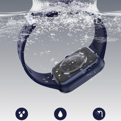 Ip67 Waterproof Smart Bracelet Bluetooth Call Fitness Tracker - Black