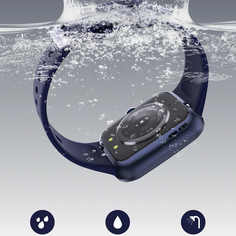 Ip67 Waterproof Smart Bracelet Bluetooth Call Fitness Tracker - Black