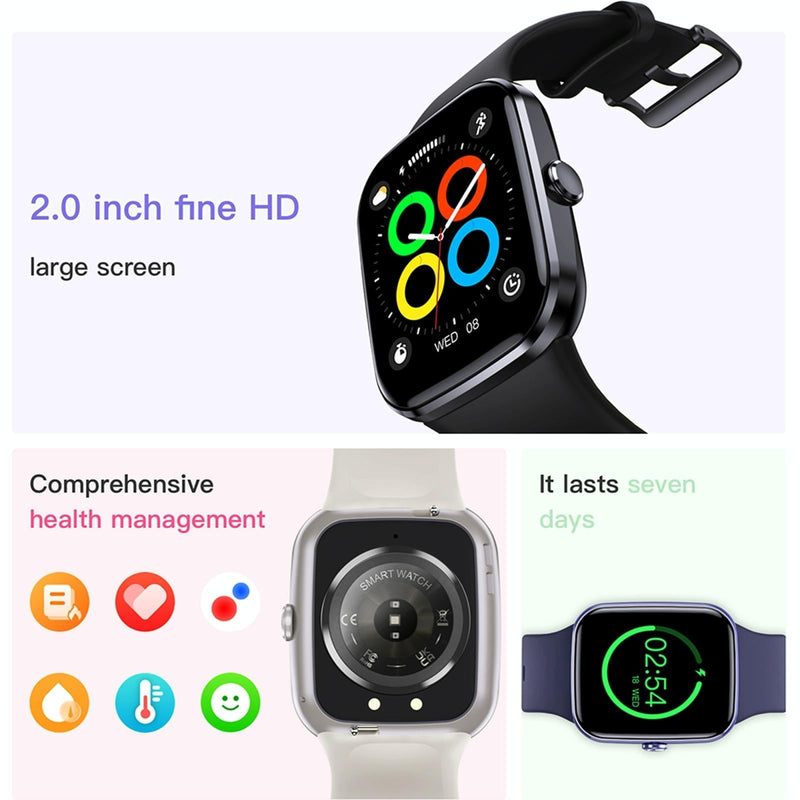 Ip67 Waterproof Smart Bracelet Bluetooth Call Fitness Tracker - Black