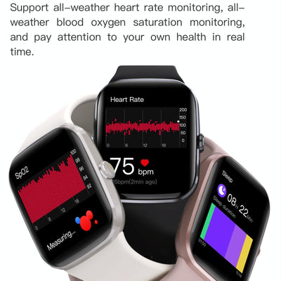 Ip67 Waterproof Smart Bracelet Bluetooth Call Fitness Tracker - Black